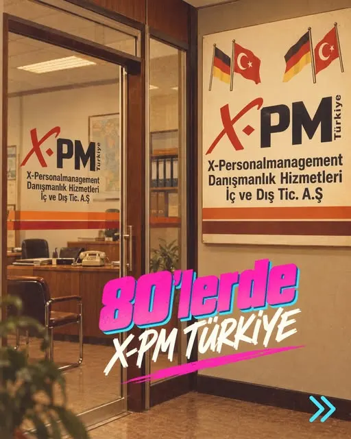 80’lerde X-PM Türkiye: ofisimizden bir kare